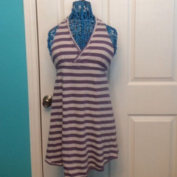 Intimately Free People Striped Halter Dress Medium - Picture 1 of 4